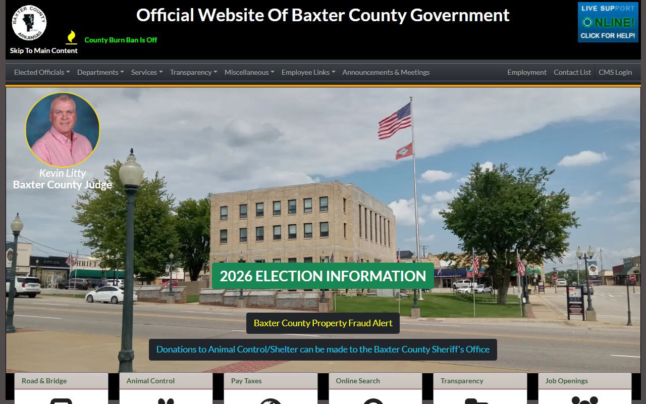 Baxter County Unclaimed Money - County Government