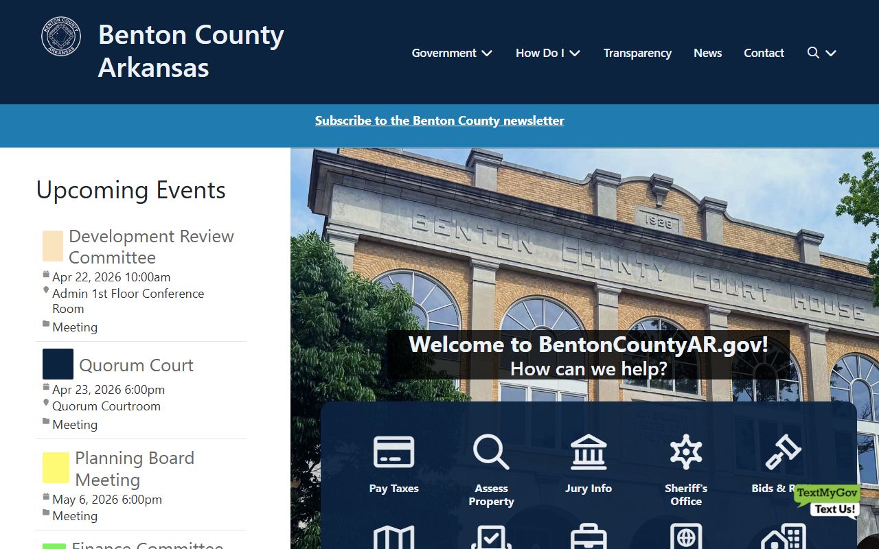 Benton County Unclaimed Money - County Government