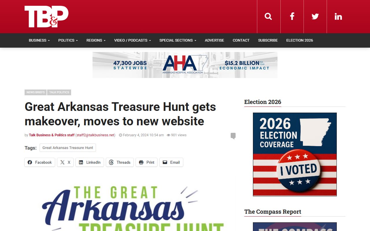 Arkansas Unclaimed Money - Website Migration Coverage